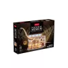 3D LED dėlionė Dante CubicFun NatMus Brachiosaurus 05447 – edukacinis surinkimo modelis su LED šviesa