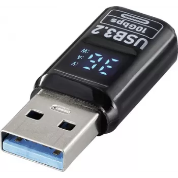 Renkforce USB-C adapteris [1x USB-A kištukas - 1x lizdas] USB 3.2 su skaitmeniniu ekranu, A tipo (RF-6826678)
