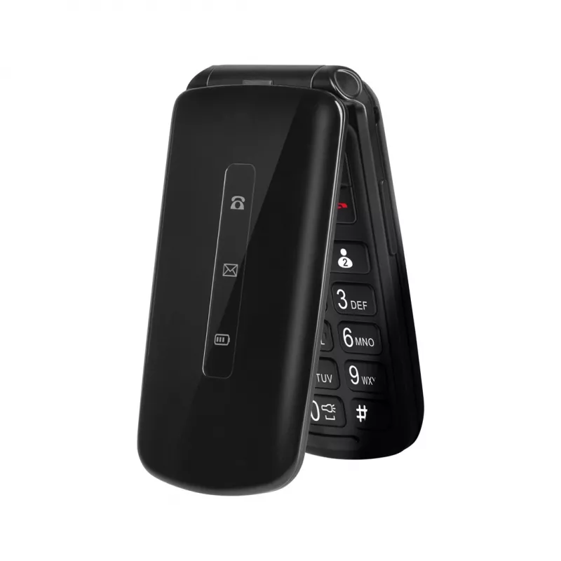 Kruger&Matz Simple 929 telefonas senjorui, 2,8 col., juoda
