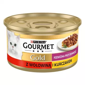 Gourmet Gold - Jautienos ir vištienos mišinys 85g