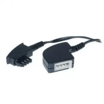 S/CONN 10 m TAE F juodas ShiverPeaks telefono kabelis