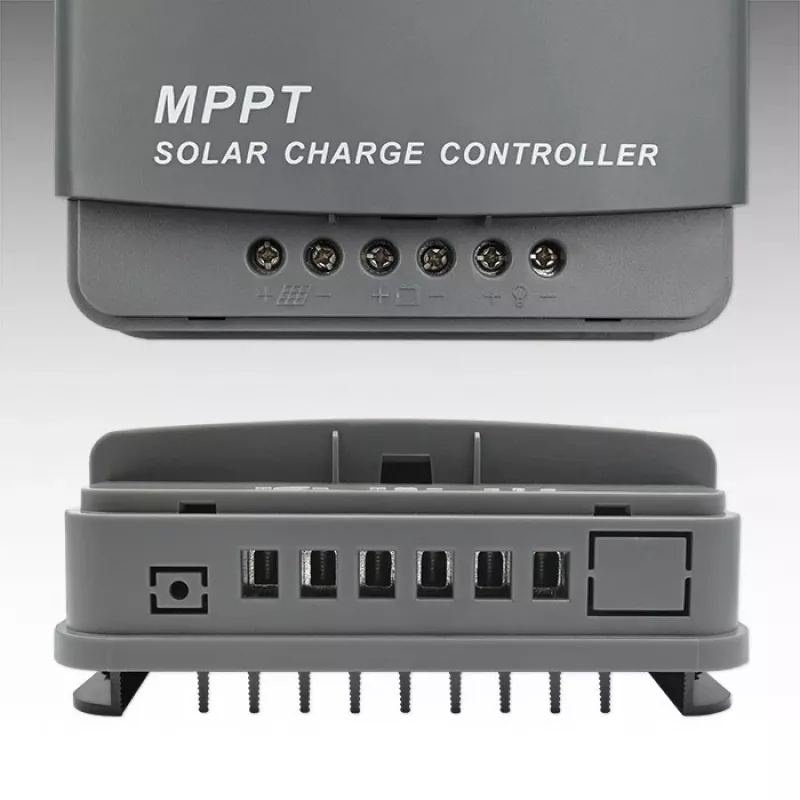 Qoltec MPPT saulės kolektorių valdiklis su temperatūros jutikliu 20A 12V/24V LCD ekranas 2xUSB