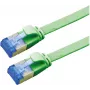 VALUE Patch Cable Cat.6A (Class EA) FTP, ypač plokščias, Žalias, 2 m (21.99.2142)