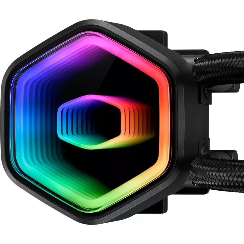 Skysčio aušinimo rinkinys Cooler Master MasterLiquid 360 Core II 12 cm Juodas