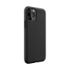 Silicone dėklas Devia Nature Series, skirtas iPhone 12 Pro Max — juodas, minkšto prisilietimo apsauginis dėklas
