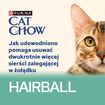CAT CHOW Hairball Control vištienos ir pupelių padaže 85 g
