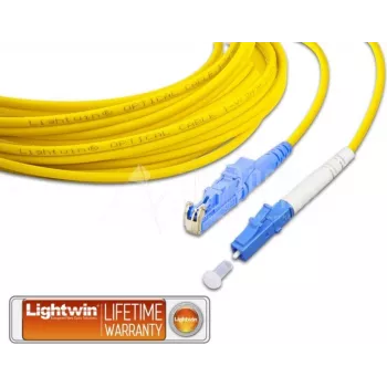 Lightwin LSP-09 E2-LC 5.0 šviesolaidinis kabelis 5 m E-2000 OS2 mėlynas - geltonas (LSP-09 E2-LC 5.0)