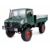 Valdomas automobilis Amewi Mercedes‑Benz Unimog 1:12 mastelis 4WD, žalias