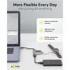 Goobay Slim 4-Port USB-Hub, USB-C™ į USB-C™/USB-A, USB 3.2 (74459)