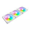 Aušinimo ventiliatorių rinkinys Darkflash Gauss G24 3 vnt. Balti 120 mm