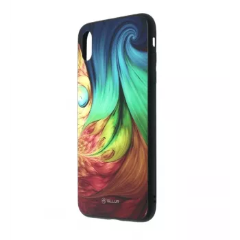 Apsauginis stiklas Tellur Cover Glass print iPhone XS Max – grūdintas stiklas su spausdinta nugara