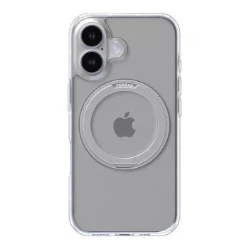 Apsauginis dėklas Torras Ostand Pro, iPhone 16 Plus, permatomas, plonas, TPU/PC
