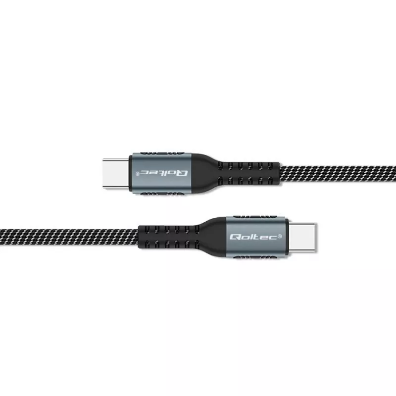 USB laidas Qoltec 52358 1,5 m USB C juodas USB 2.0 0,48 Gbit/s