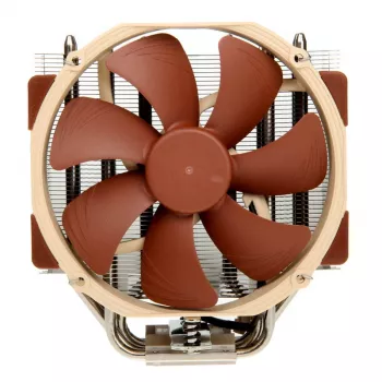 Noctua NH-U14S procesoriaus aušintuvas 12 cm Rudas, Nerūdijantis plienas