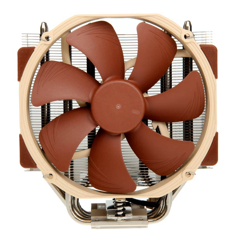 Noctua NH-U14S procesoriaus aušintuvas 12 cm Rudas, Nerūdijantis plienas