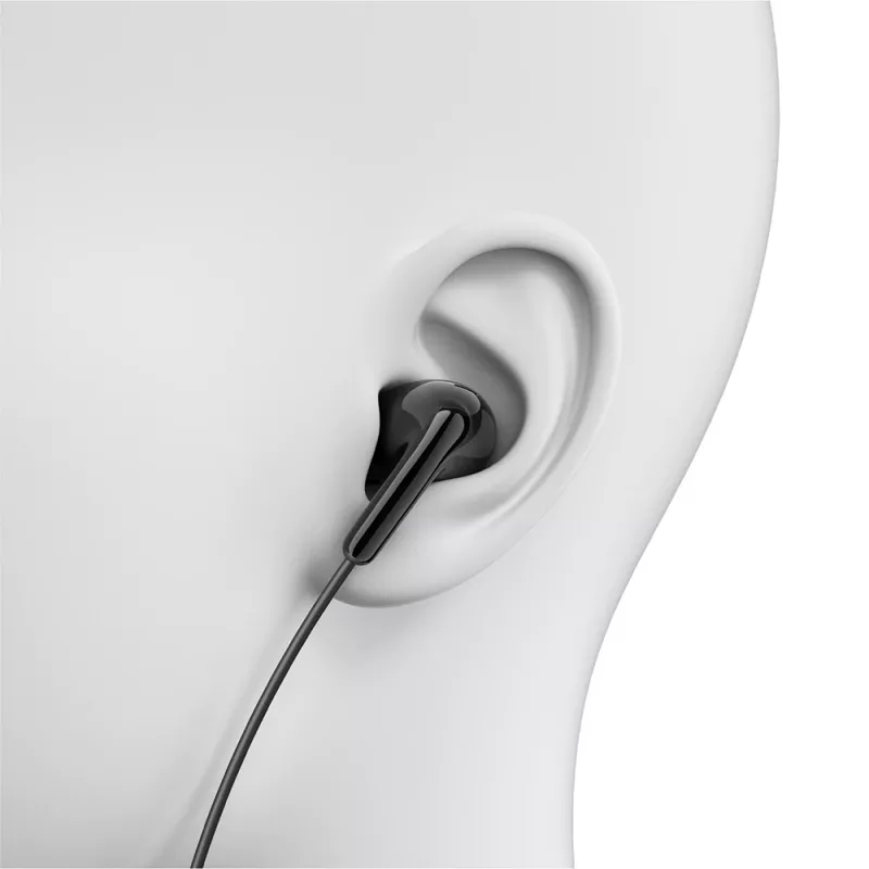 Ausinės Xiaomi BHR8930GL, USB Type-C, 12,4 mm, IP54, juodos