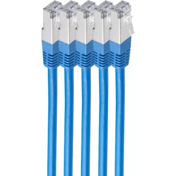 Tinklo kabelis ShiverPeaks BS75711-HB-SET5 1m Cat6 S/FTP