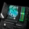 Monoblokas EK Water Blocks Akrilas Žalvaris Juodas Sidabrinis