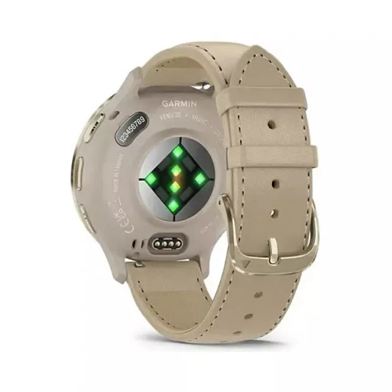 Garmin Venu 3S 41mm, prancūziškai pilka / švelnus auksas