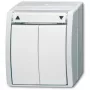 BUSCH-JAEGER Jalousieschalter/-taster 2601/4W-54 ocean alpinweiss IP44 2601/4W-54 (2601/4W-54)