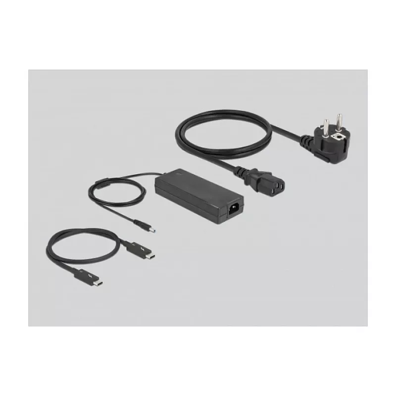 Docking stotelė DeLOCK Thunderbolt 3 8K Dual DisplayPort USB LAN SD Audio PD 3.0