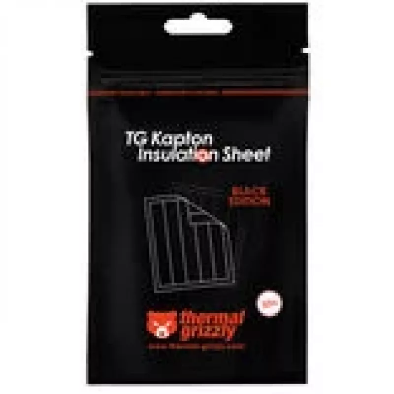 Thermal Grizzly Kapton izoliacinė plėvelė 10 x 60 mm, 50 vnt., juoda