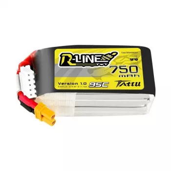 Tattu R-Line 750mAh 14.8V 95C 4S1P JST-XHR akumuliatorius