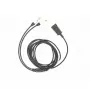 Garso adapterio laidas Tellur QD į 2×3,5 mm lizdą, 2,2 m, juodas