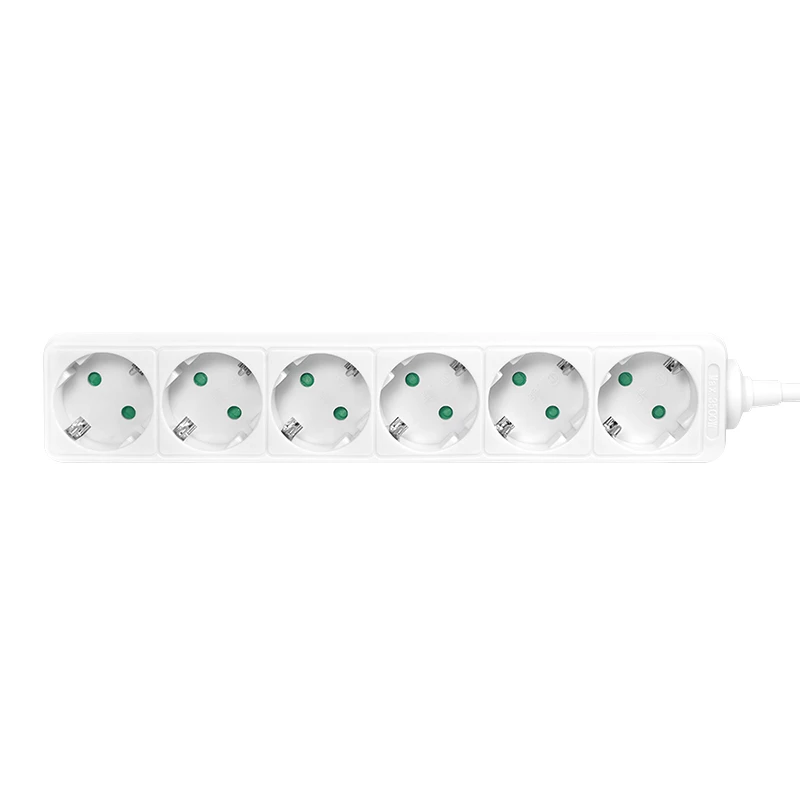 Prailgintuvas LogiLink LPS238 1,5m 6 AC lizdų Baltas