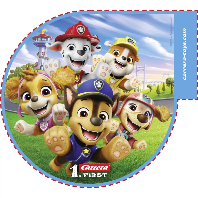 Žaislinė lenktynių trasa CARRERA FIRST Paw Patrol On the Track model 20063056 – vaikiškas slot car rinkinys