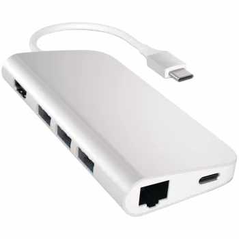 Satechi USB-C Multiport Adapter 8K su Ethernet V3 kosminė pilka (ST-P8KEM)