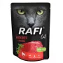 Šlapias kačių ėdalas Dolina Noteci Rafi Cat Beef 300 g pakelis – suaugusioms katėms, jautiena