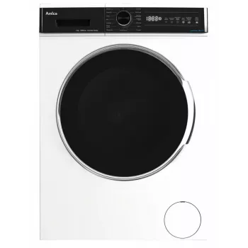 Laisvai pastatoma skalbimo mašina AMICA WA3S712BLiSHB, 7 kg, 1200 aps./min., 2100 W, LED ekranas, juodos spalvos durelės
