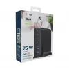 GEMBIRD TA-UC-2A4C-PD75-01-BK mobiliojo įrenginio įkroviklis — 75W, 4× USB-C + 2× USB-A, PD & QC3.0, 6 įrenginių vienu metu, 1,5 m laidas, juodas