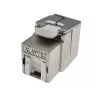 Alantec MB004-1 RJ45 įrankiams nereikalaujantis STP kat.6 PoE+ keystone modulis ALANTEC Plus – patobulintas perdavimo našumas