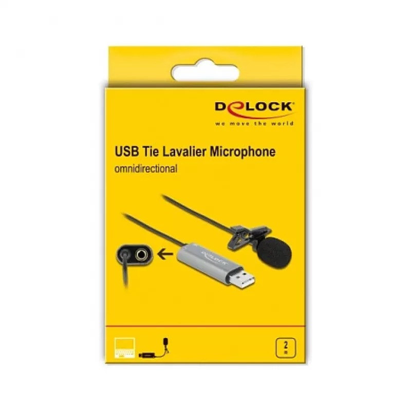Lavinierinis mikrofonas DeLOCK 66638