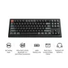Mechaninė klaviatūra Keychron V3 Ultra 8K – laidinė ir Bluetooth, QWERTY išdėstymas, RGB LED, juoda
