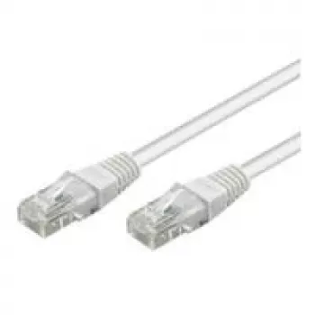 Wentronic Goobay CAT 6 jungiamasis kabelis, U/UTP, baltas, 10 m - CCA vario mišinys (68634)