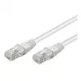 Wentronic Goobay CAT 6 jungiamasis kabelis, U/UTP, baltas, 10 m - CCA vario mišinys (68634)
