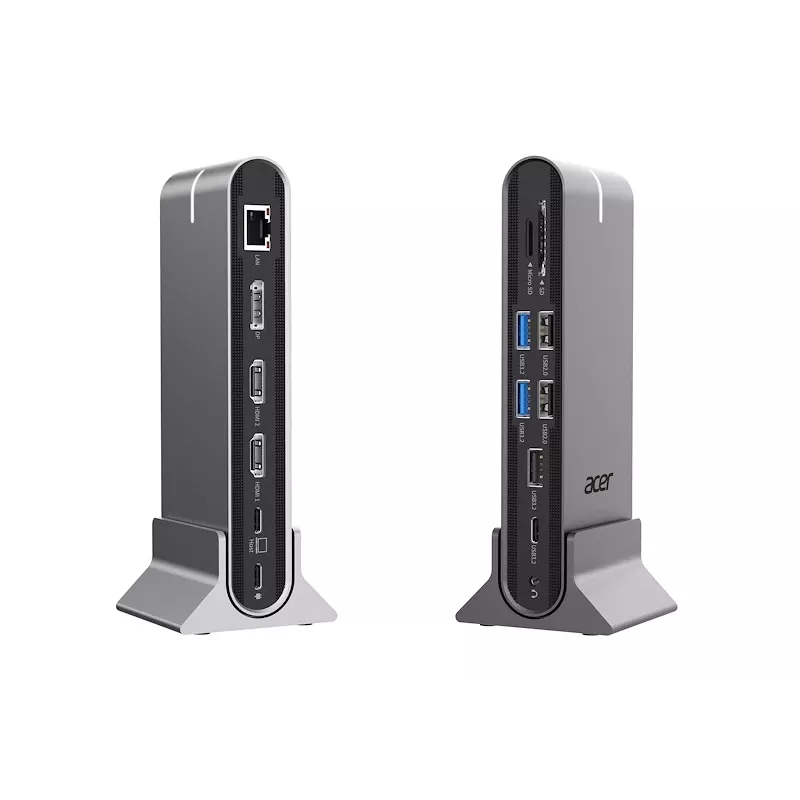 Acer Type-C Universal Docking Station 15-in-1 (USB-C, 15 prievadų), dokavimo stotis + USB šakotuvas