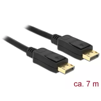 DisplayPort kabelis DeLOCK 84860 7 m Juodas