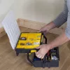 Dėžutė smulkioms detalėms Stanley Sortmaster daugiapakopis organizatorius juodas permatomas 400x420x315 mm
