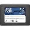 2,5 colio SATA III SSD PATRIOT P210 512 GB — 500 MB/s skaitymas, 400 MB/s rašymas
