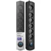 Qoltec 50112 apsauginis įtampos filtras 6 lizdai 230V 3m juodas