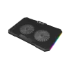 FURY GUNBAI G3 nešiojamojo kompiuterio aušinimo stovas 14.1–17.3 col., 2 ventiliatoriai, RGB apšvietimas, 2× USB