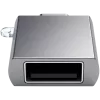 Satechi USB-C į USB 3.0 adapteris Space Gray – kompaktiškas ir aukštos kokybės
