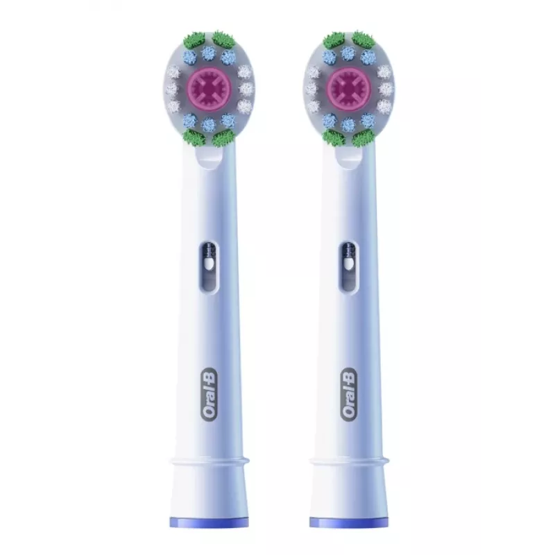 Šepetėlių galvutės Oral-B 3D WHITE EB18-2 – keičiamos galvutės, 2 vnt.