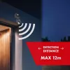 Maclean MCE25 GR sieninis judesio ir prieblandos jutiklis, 180°, 1200W, pilka
