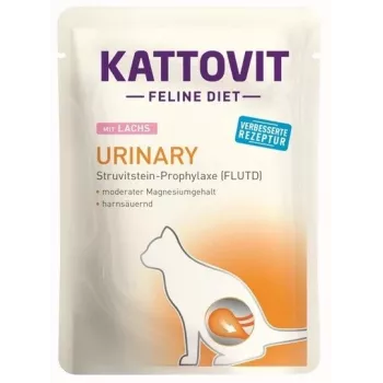 KATTOVIT Feline Diet Urinary Salmon šlapias ėdalas katėms - 85 g