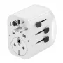Kelioninis adapteris GEMBIRD TPA-EU2A1C15-01-W — 15W, 2× USB-A + 1× USB-C, E tipo kištukas